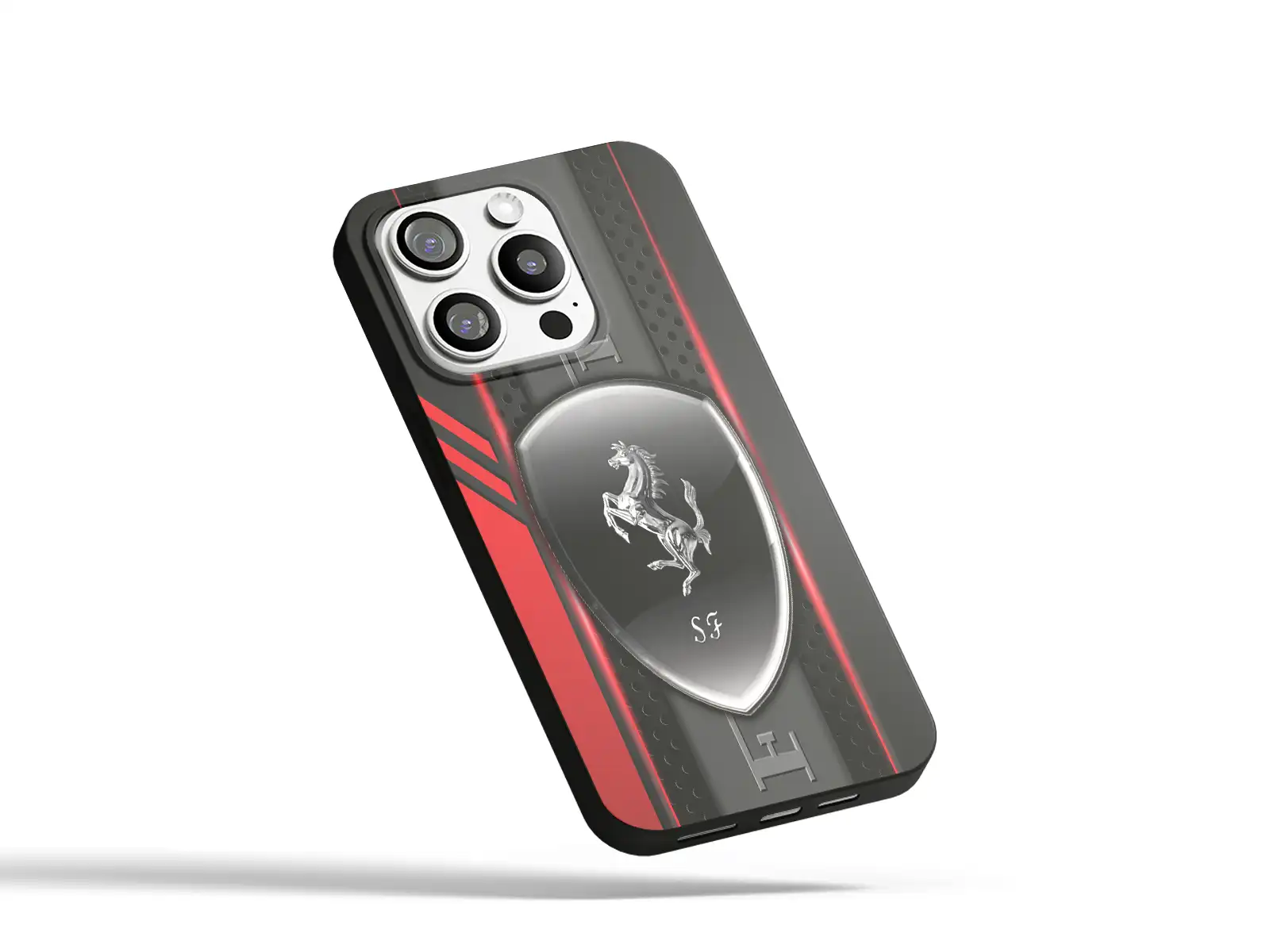 Ferrari Étui Téléphone Cellulaire Look Tuning Drift